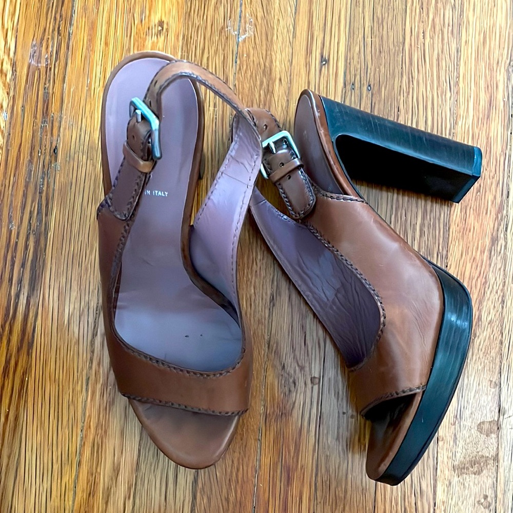 Miu Miu platform sling backs size 39.5